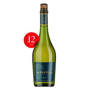 Pacote com 12 espumantes La Puntilla Brut (100% Chardonnay)